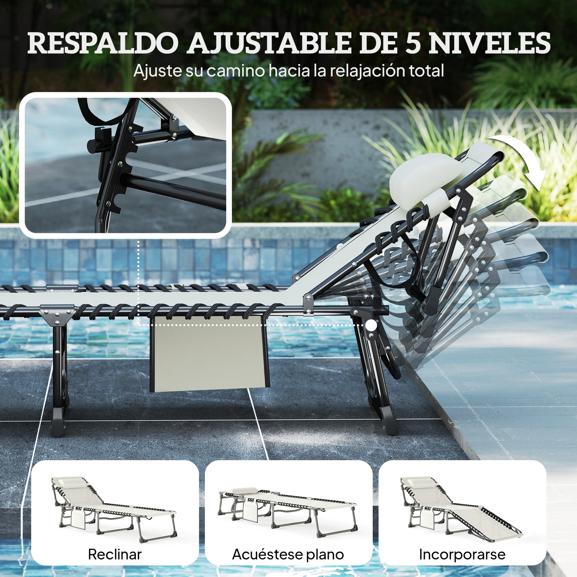 Outsunny Set De 2 Tumbonas Jardín Exterior_3