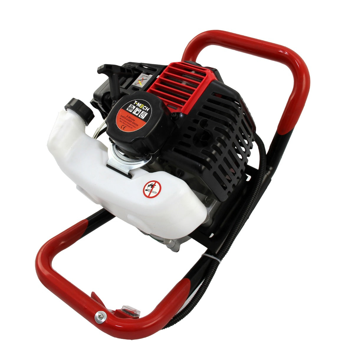 T-mech - Motoperforadora De Tierra 3cv Con 3 Diferentes Diámetros & Kit De Seguridad_4
