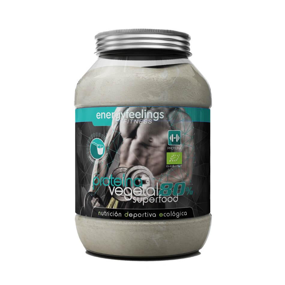 Energy Feelings Proteína Vegana ECO 80% Neutro, 1.5 kg