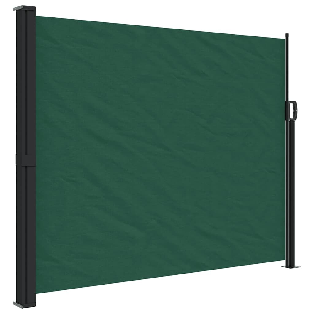 Vidaxl Toldo Lateral Retráctil Verde Oscuro 160x600 Cm_0