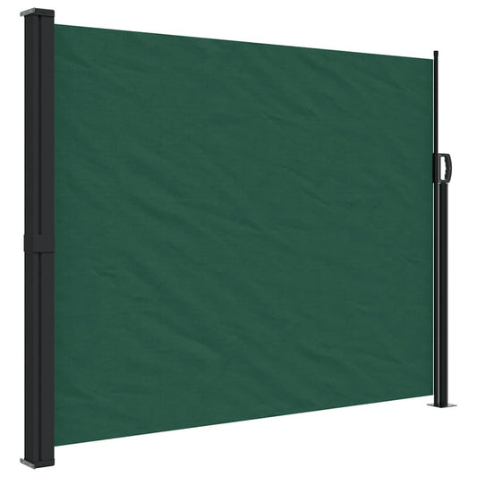 Vidaxl Toldo Lateral Retráctil Verde Oscuro 160x600 Cm_0