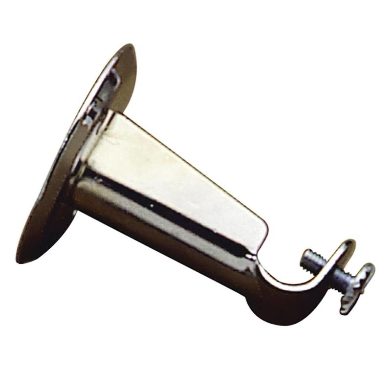 Soporte Barra 12 Mm.ø Cromo Frontal Redondo