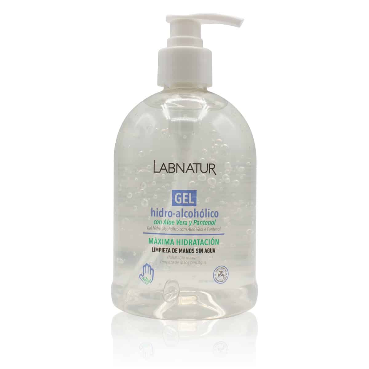 Gel Hidroalcohólico Aloe Vera 500 ml con Dosificador Labnatur| Higiene de Manos | Limpieza e Hidratación_0
