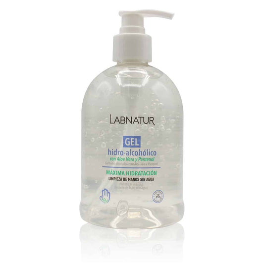 Gel Hidroalcohólico Aloe Vera 500 ml con Dosificador Labnatur| Higiene de Manos | Limpieza e Hidratación_0