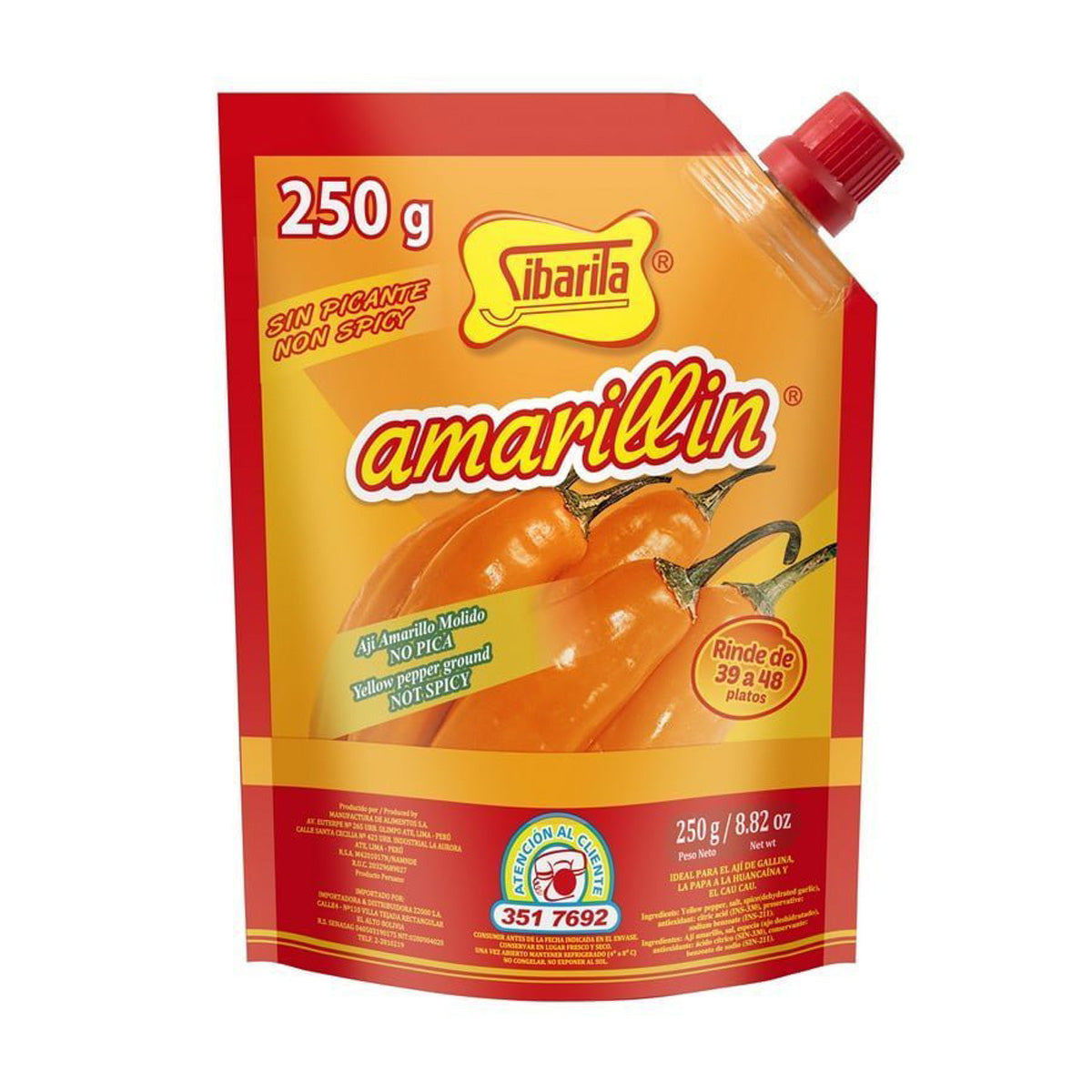 Sibarita Amarillín Doypack 250 g