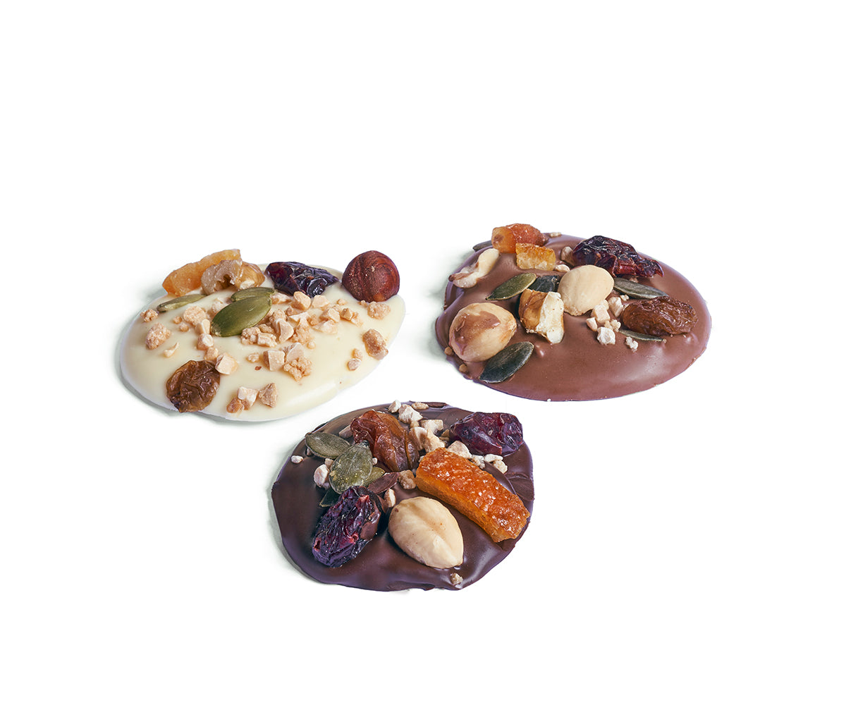 Mendiants – Corcheas Con Frutos Secos Y Chocolate_1