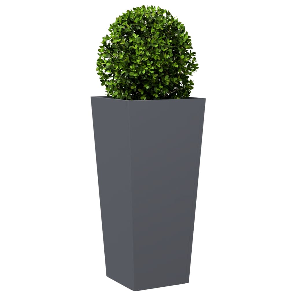 Jardinera Hexagonal Acero Antracita 35x35x75 Cm_2