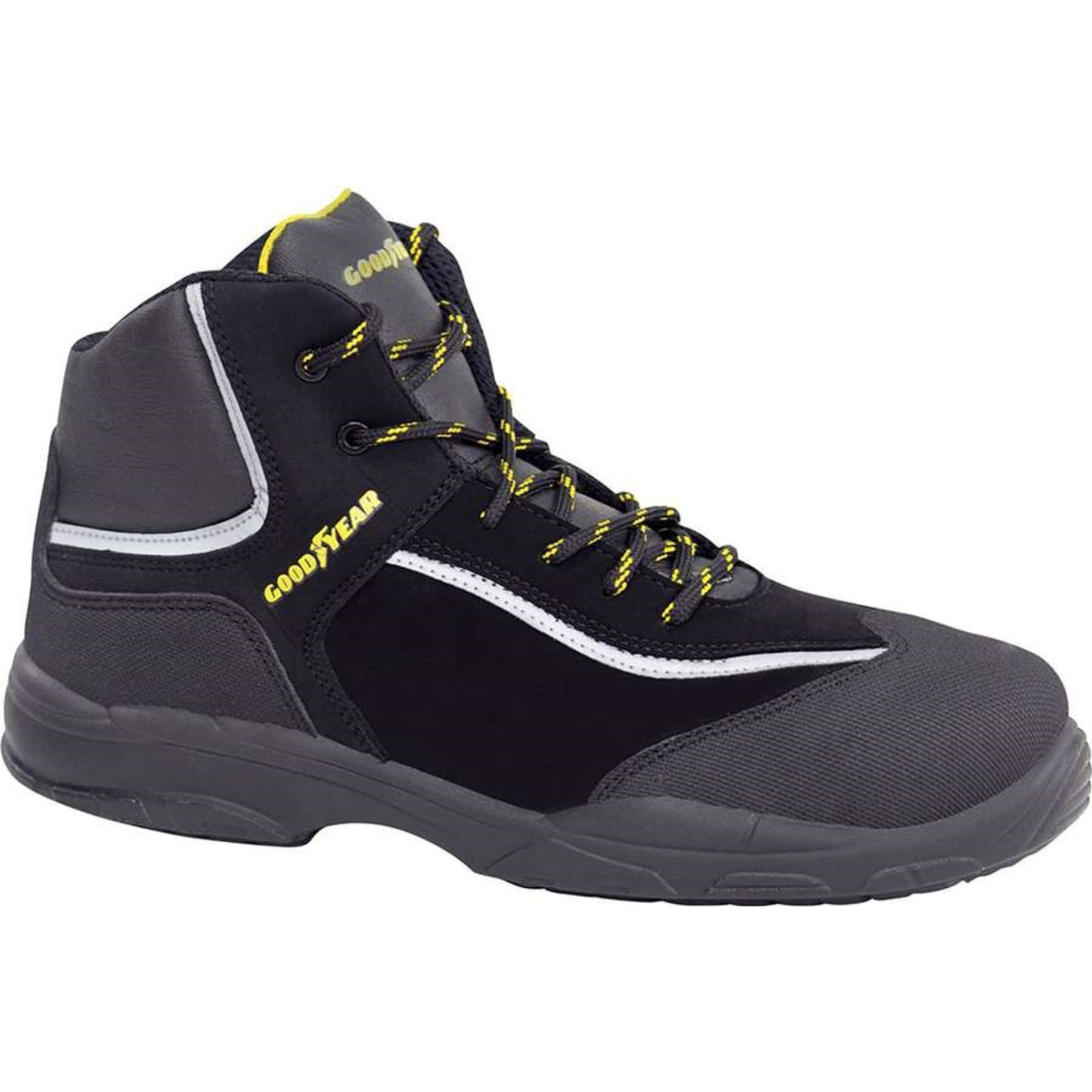 Goodyear Bota De Seguridad En Piel Nobuk Hidrorepelente Color Negro Talla 35_0