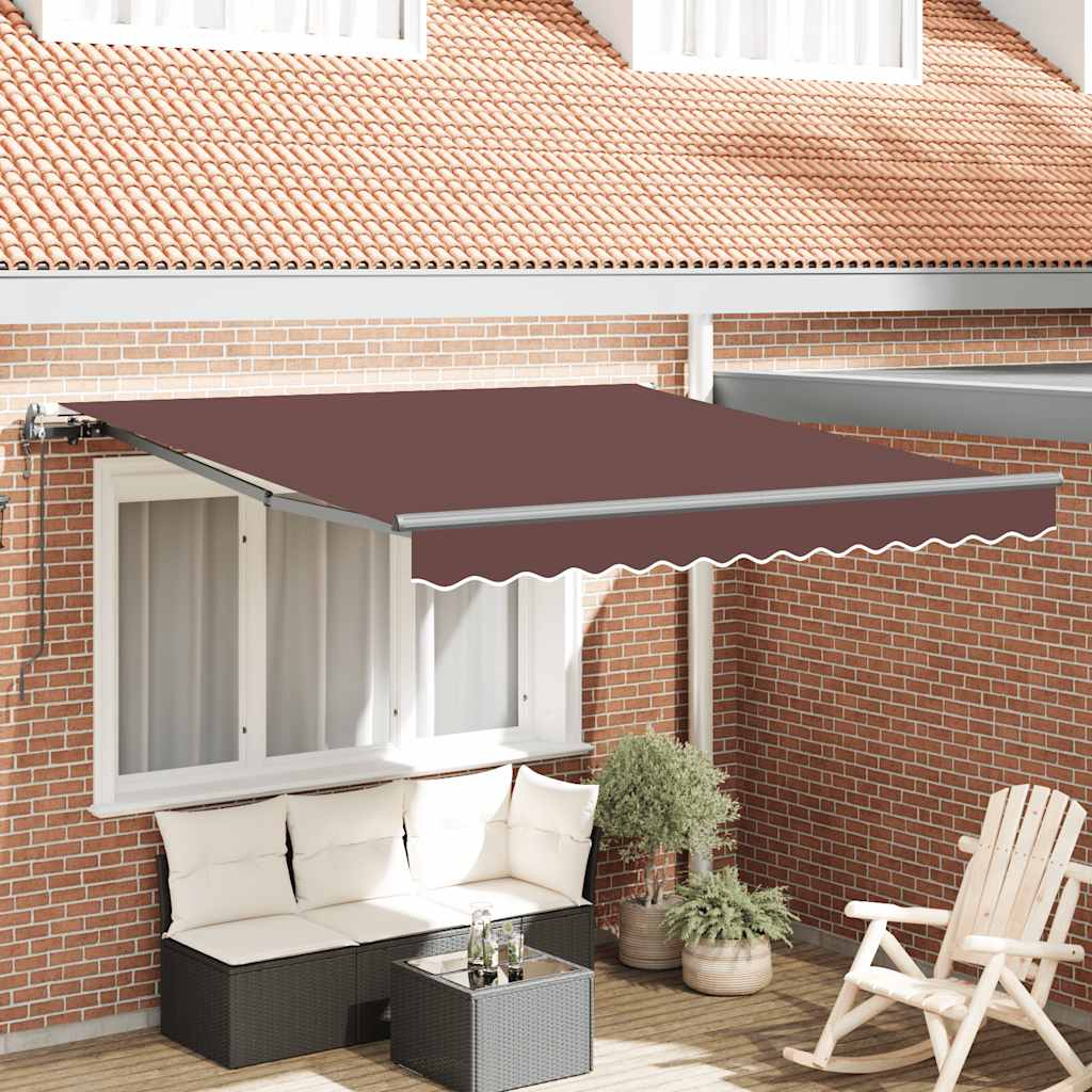 Toldo Retráctil Automático Burdeos 300x250 Cm_1