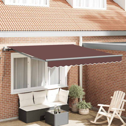Toldo Retráctil Automático Burdeos 300x250 Cm_1