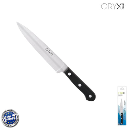 Cuchillo Grenoble Cocina Hoja Acero Inoxidable 17 Cm. Negro_0