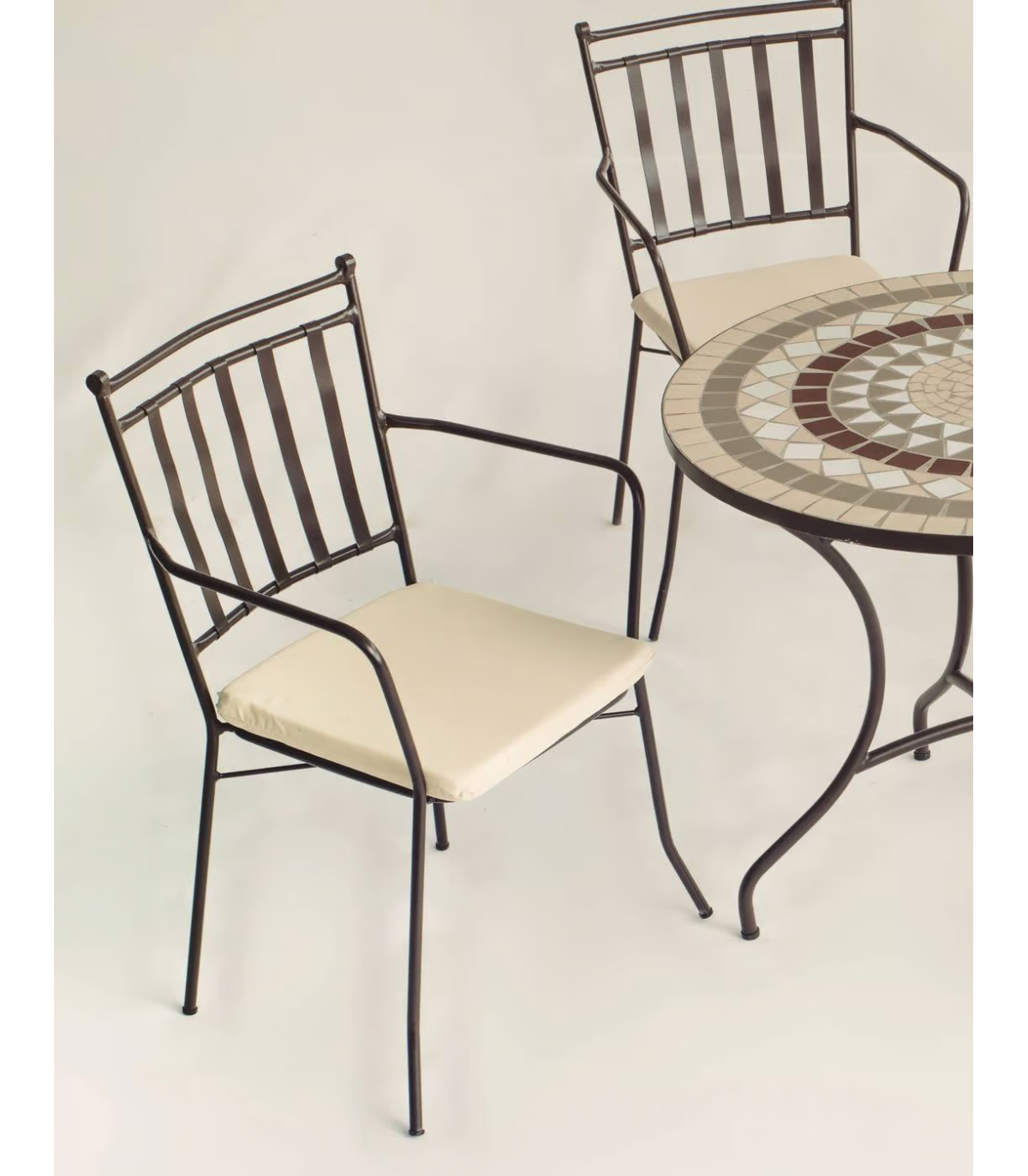 Pack De 2 Sillones Acero Shifa-3br Negro Apilable Con Cojín 90 Cm(alto) 54 Cm(ancho)54 Cm_0