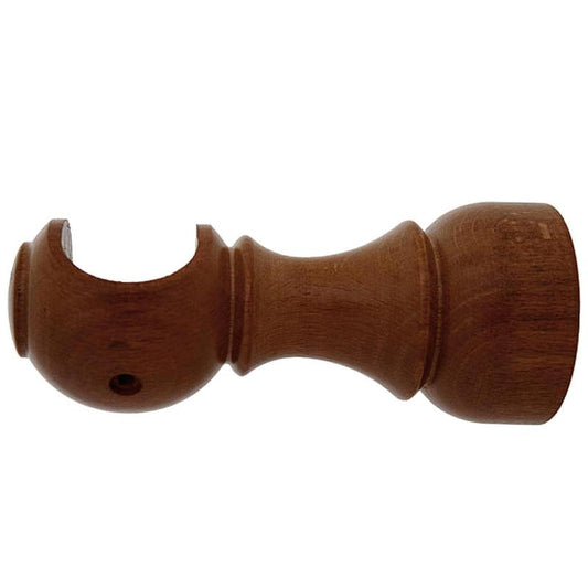Soporte Madera Liso Abierto 20x 88 Mm. Nogal_0