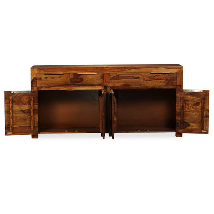 Aparador De Madera Maciza De Sheesham 160x35x75 Cm_2