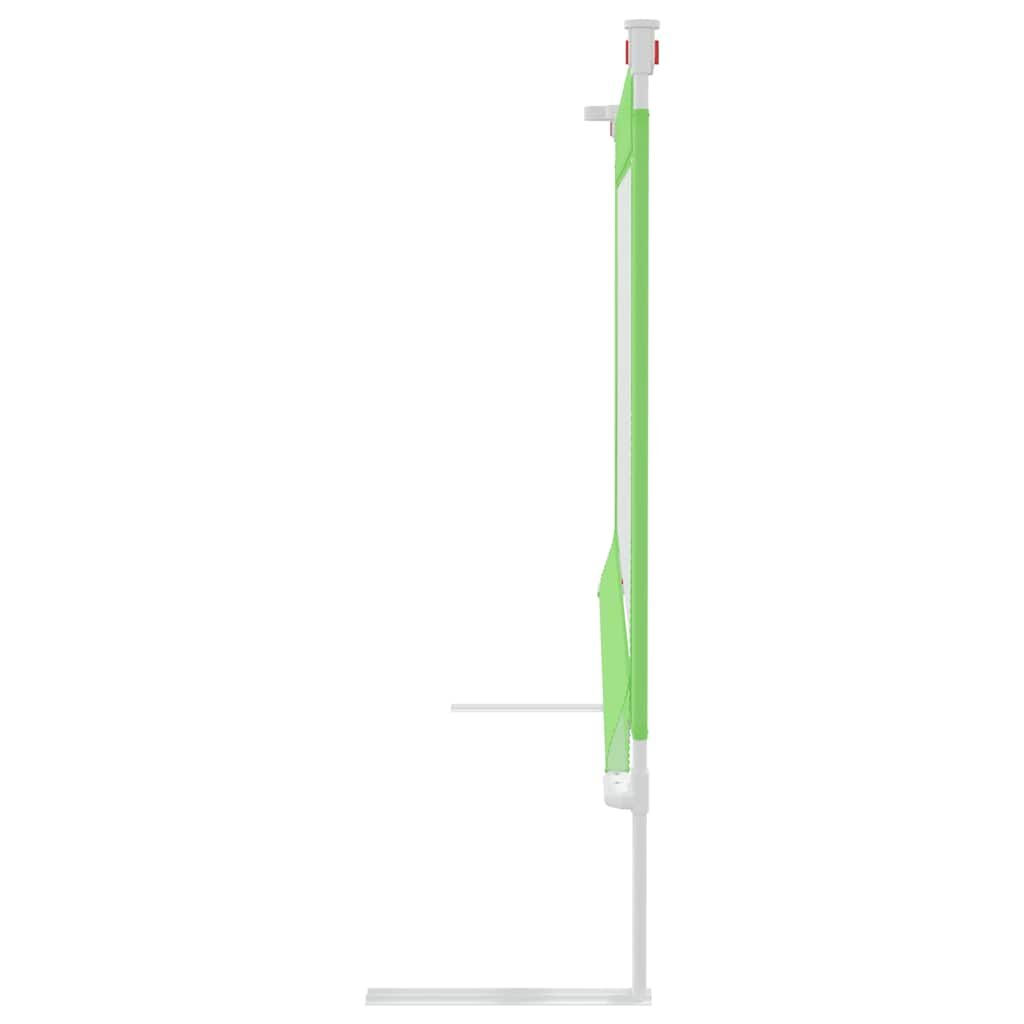 Vidaxl Barandilla De Seguridad Cama De Niño Verde Tela 190x25 Cm_3