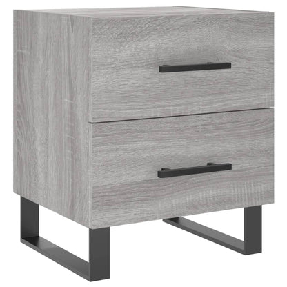 Mesitas Noche 2 Uds Madera Ingeniería Gris Sonoma 40x35x47,5 Cm_3