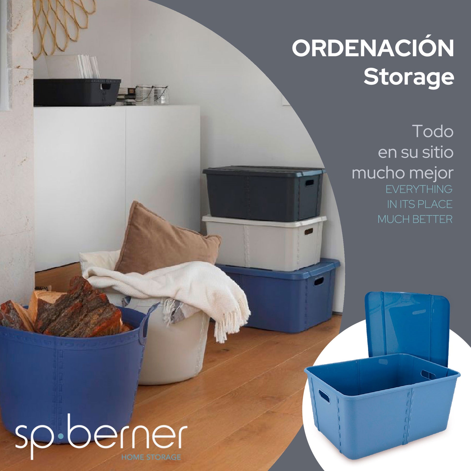 Life Story Caja Almacenaje  Con Tapa Small 15l Violet