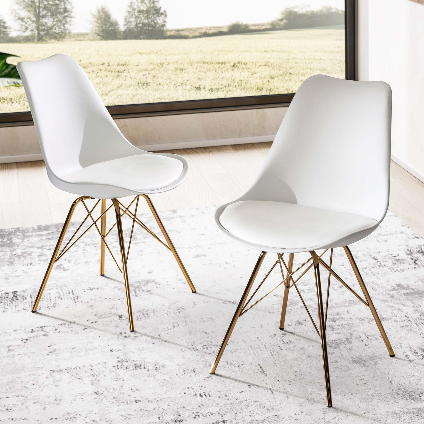 Silla De Comedor Modernista Y Acogedora, Modelo Wl6.995_1
