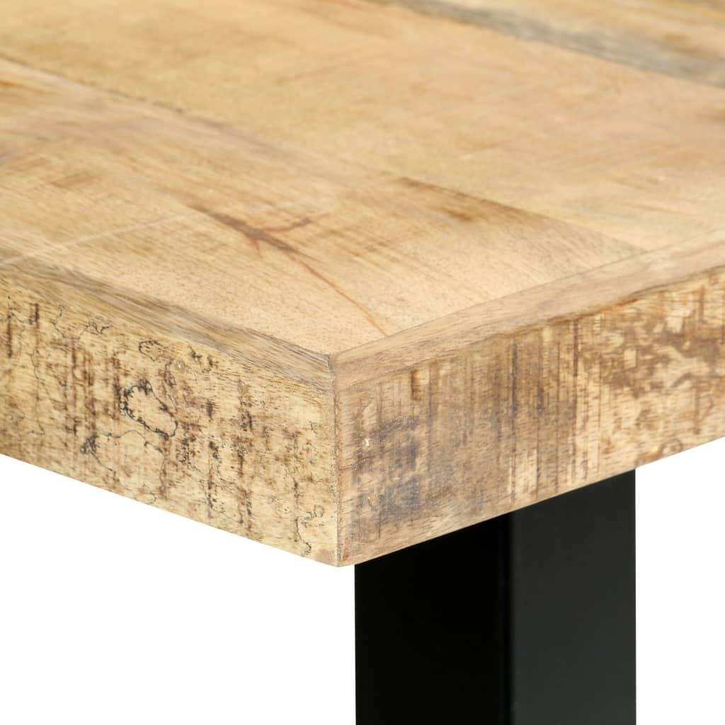 Mesa De Comedor De Madera Maciza De Mango 180x90x76 Cm_3