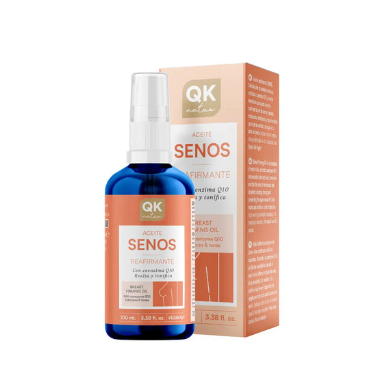 QKnatur - Aceite Para Senos Reafirmante 100 ml. Realza Y Tonifica Los Senos. Para Escote Y Pecho Con Q10_0