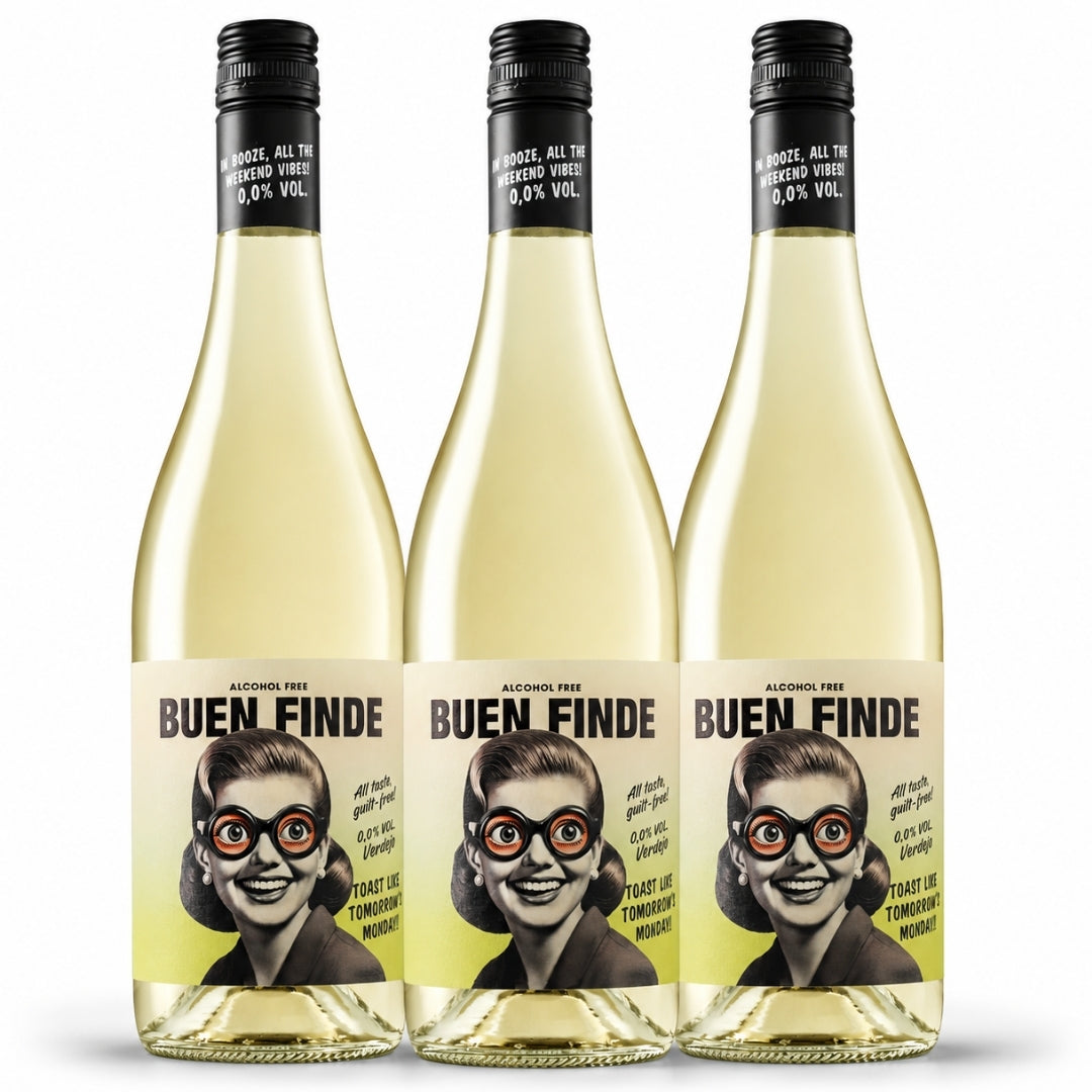 Vino Blanco Sin Alcohol 0,0% Verdejo | Pack 3 Botellas X 750 Ml | Fresco Y Con Toques Cítricos_0