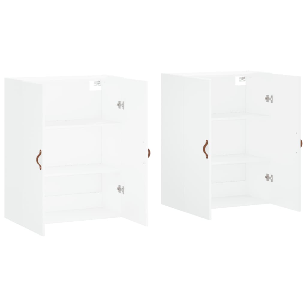 Armarios De Pared 2 Unidades Blanco 69,5x34x90 Cm_3
