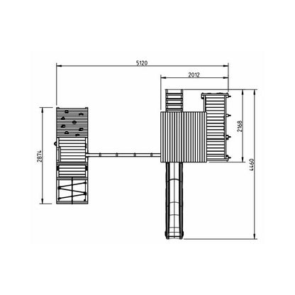 Parque Infantil Masgames Penthouse Xl Con Challenger.