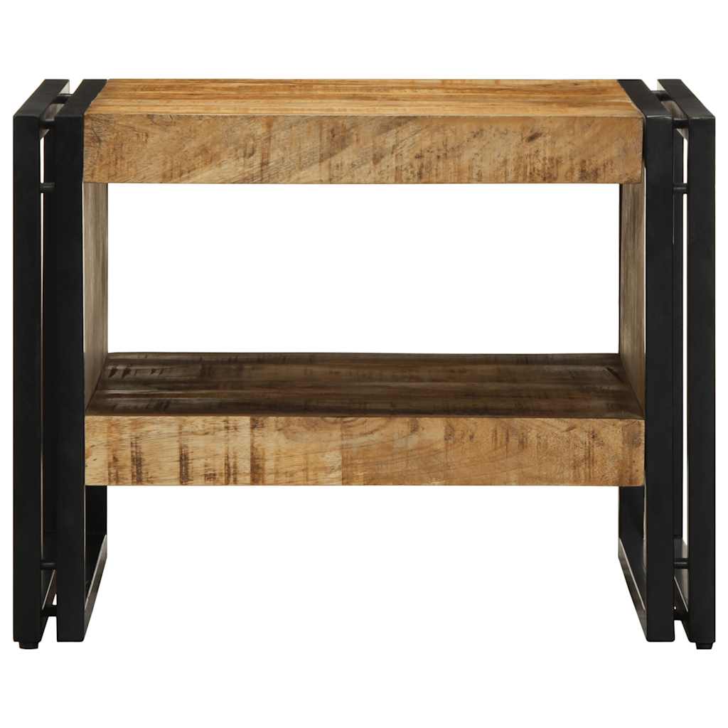 Mesa De Centro 50x50x38 Cm Madera Maciza De Mango_2