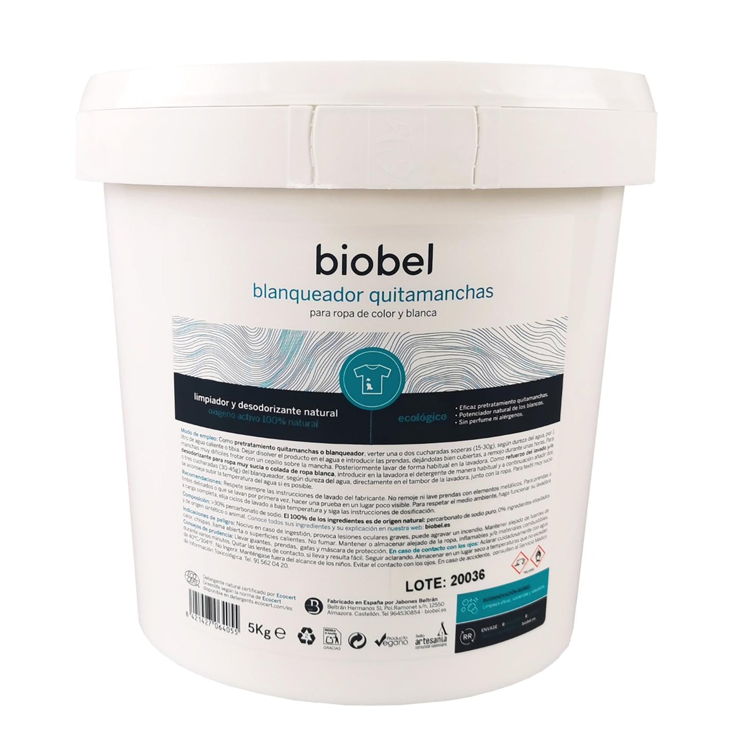 Blanqueador Biobel, 1 kg