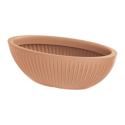Maceta Latia Oval 58x24x20 Terracota