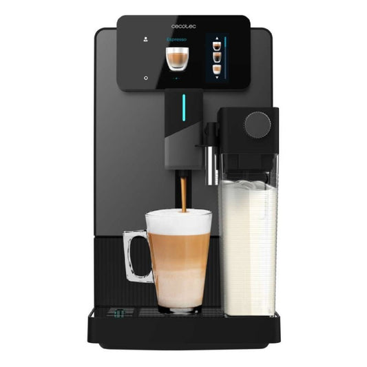Cecotec Cafetera Superautomática Cremmaet Latte Touch. 19bares, Thermoblock, 12 Bebidas, 4 Perfiles, Agua 1.1l Y 400ml L_0
