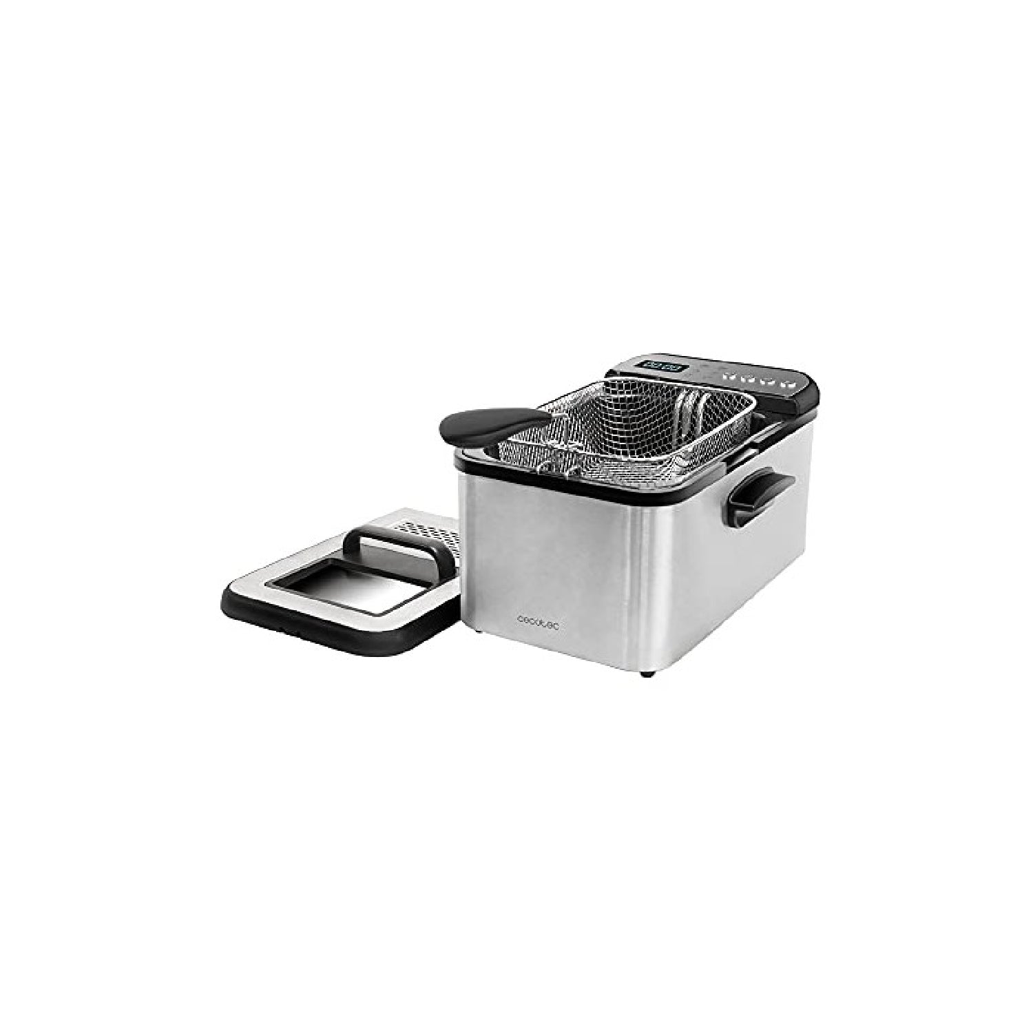 Freidora De Aceite De 3,2 Litros Cleanfry Luxury 3000. 2400 W, Acero Inoxidable, 5 Programas Preestablecidos, Filtro Oilclean_0