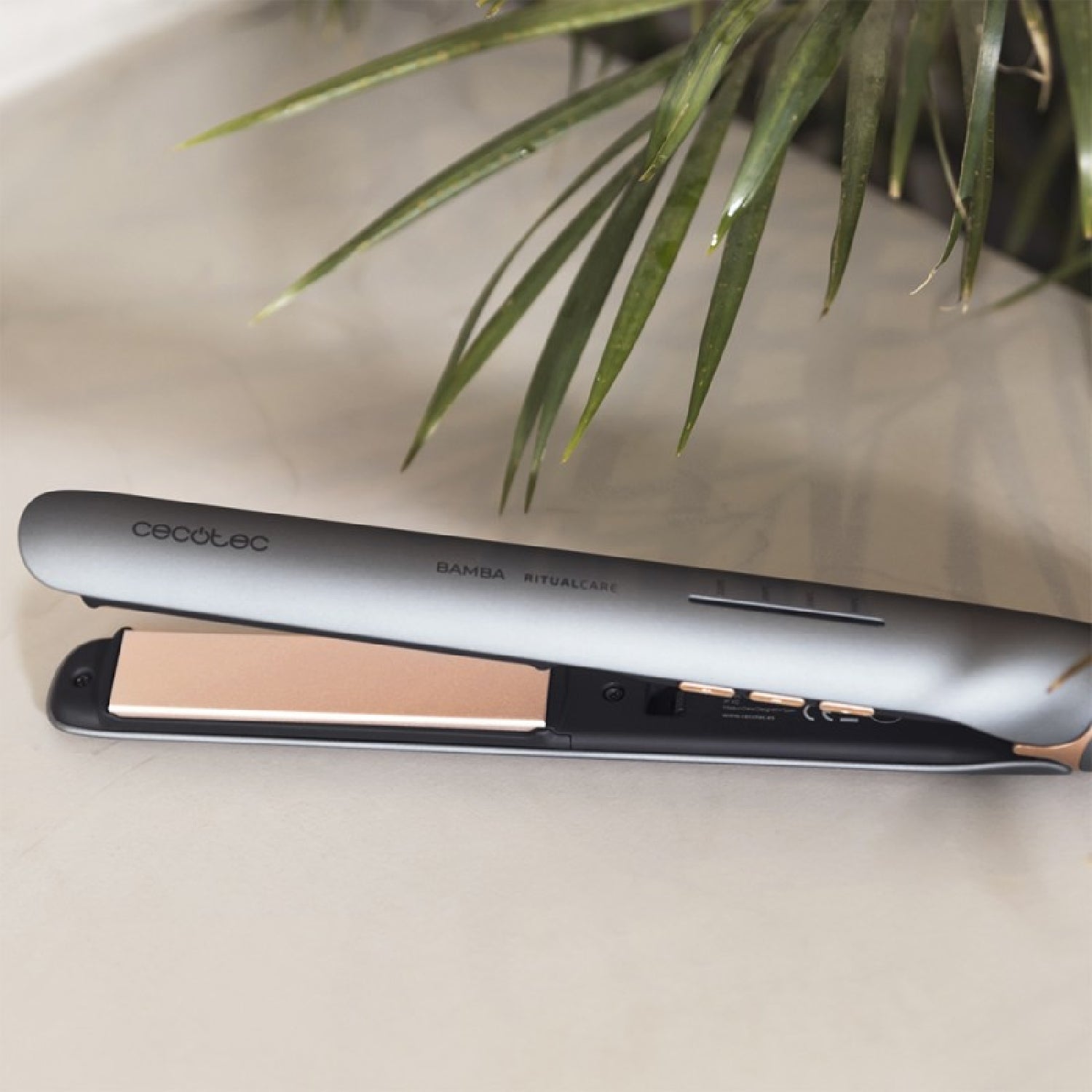 Cecotec Plancha De Pelo Estrecha Con Cable Ritualcare 880 Hidraprotect_1