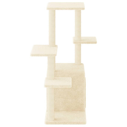 Vidaxl Rascador Para Gatos Con Postes De Sisal Color Crema 97,5 Cm_3