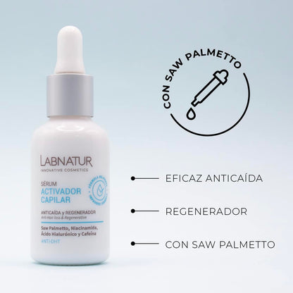 Sérum Activador Capilar Anticaída Labnatur 30 ml | Saw Palmetto | Fortalece, Aporta Densidad y Volumen | Vegano_1