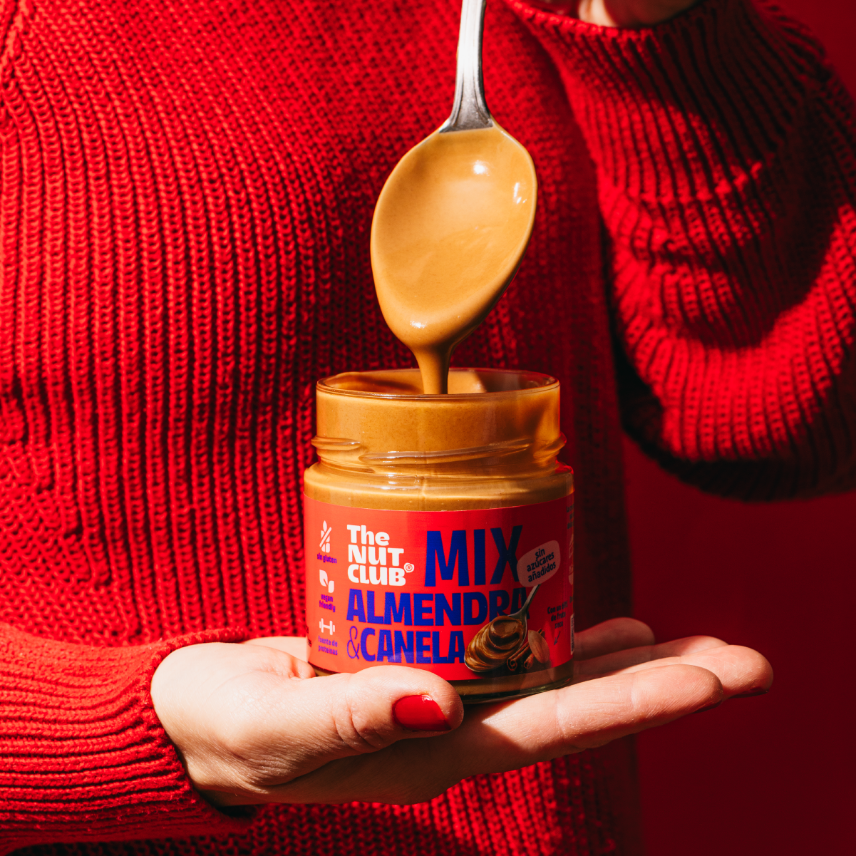 Pack crema de almendra 4 uds The Nut Club 800g_2