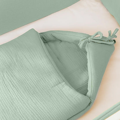 Nido De Bebé  En Algodón Bio Verde_3