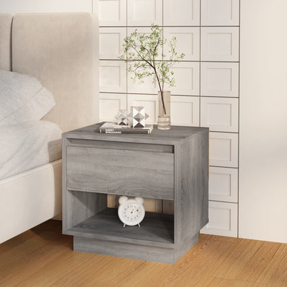 Mesitas Noche 2 Uds Madera Ingeniería Gris Sonoma 45x34x44 Cm_1