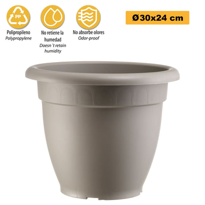 Maceta En Forma De Campana Ø Cm 30 Gris_2