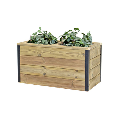 Jardinera De Madera Con Autorriego 75x40x40 Cm Nidum Hortalia_0