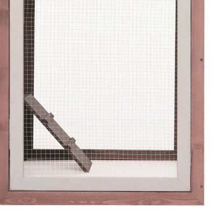 Vidaxl Gallinero Madera Maciza De Pino Y Abeto Moca 170x81x110 Cm_5