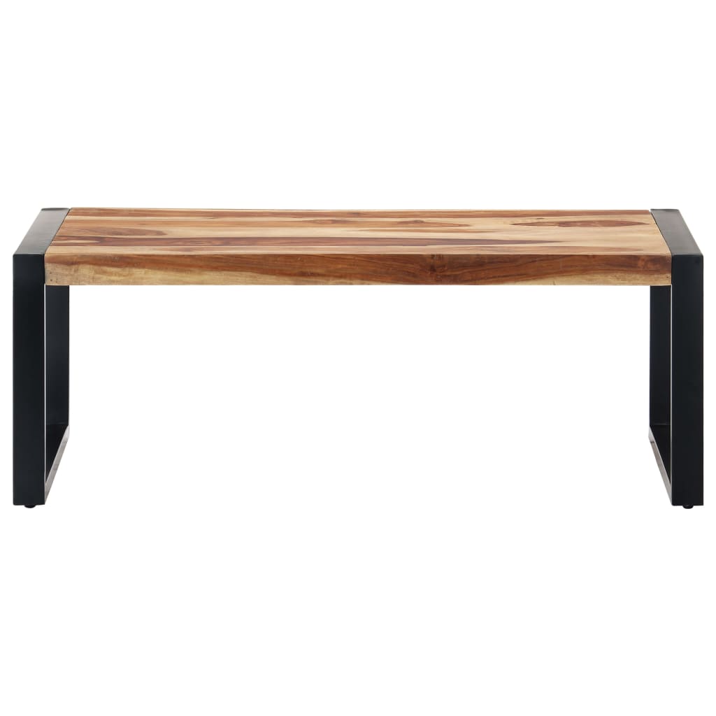Mesa De Centro De Madera Maciza De Sheesham 110x60x40 Cm_0