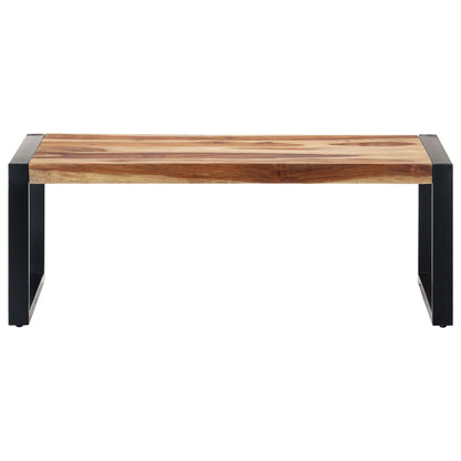 Mesa De Centro De Madera Maciza De Sheesham 110x60x40 Cm_0