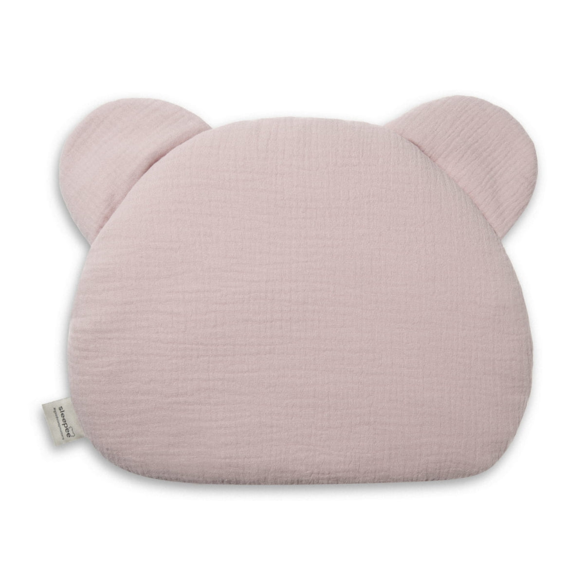 Almohada Plana Osito Para Bebe Muselina Rose