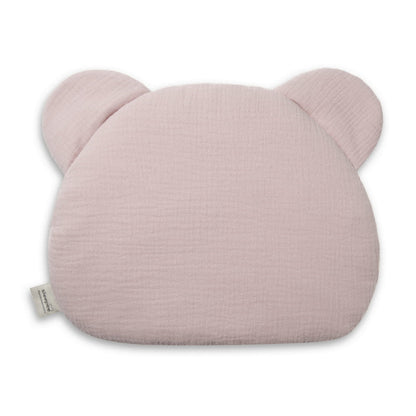 Almohada Plana Osito Para Bebe Muselina Rose