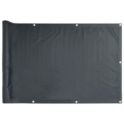 Pantalla De Privacidad De Balcón Pvc Gris Antracita 800x90 Cm / Vetonek_0