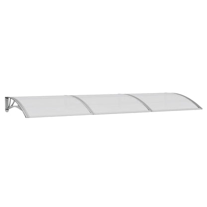 Marquesina De Puerta Policarbonato Gris 300x100 Cm_0