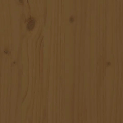 Mesa De Centro Madera Maciza De Pino Marrón Miel 55x55x40 Cm_4
