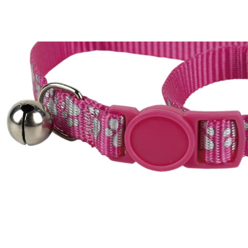 Collar Con Cascabel Gatos Rosa 1 Cm X 32 Cm_3