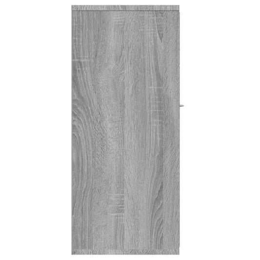 Aparador De Madera Contrachapada Gris Sonoma 88x30x70 Cm / Vetonek_0